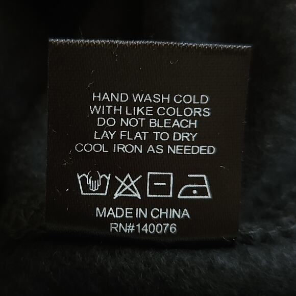 GENERATION LOVE Bennette Glitter Stripe Hoodie hooded black sweatshirt Sz L NEW - Picture 5 of 6